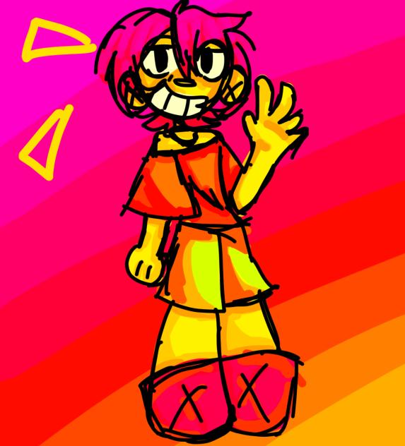 Coloring with only warm colors