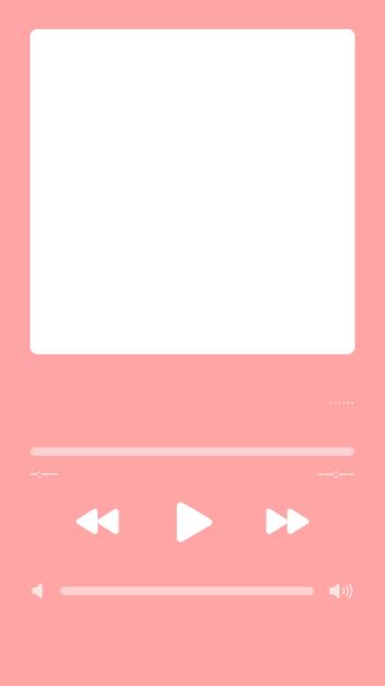 音楽プレーヤー風素材