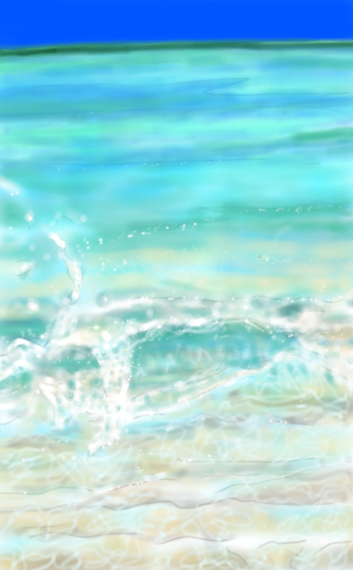 いつかの風景②　波