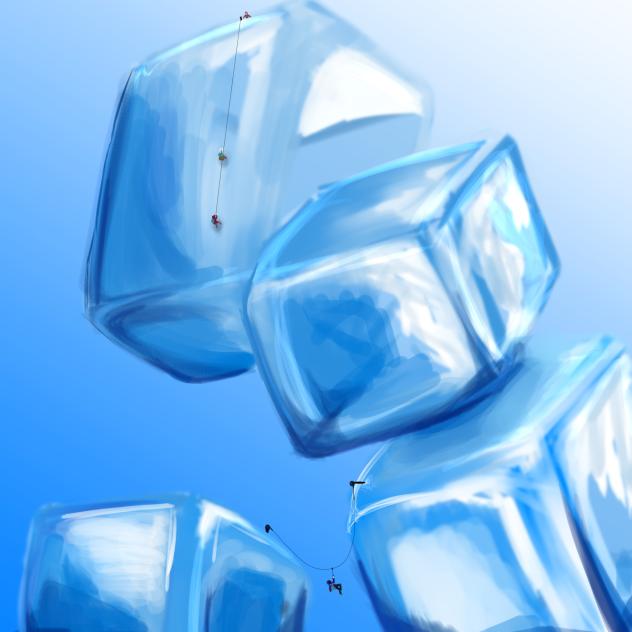 ice cubes - ibisPaint