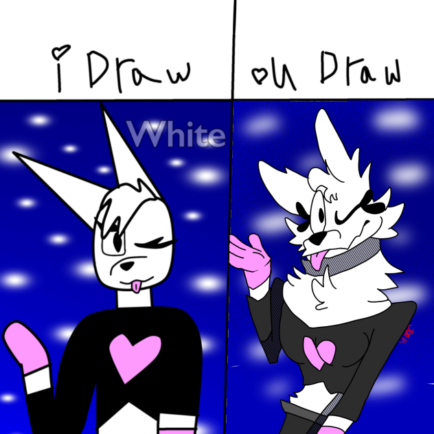 I draw - u draw because I was bored.