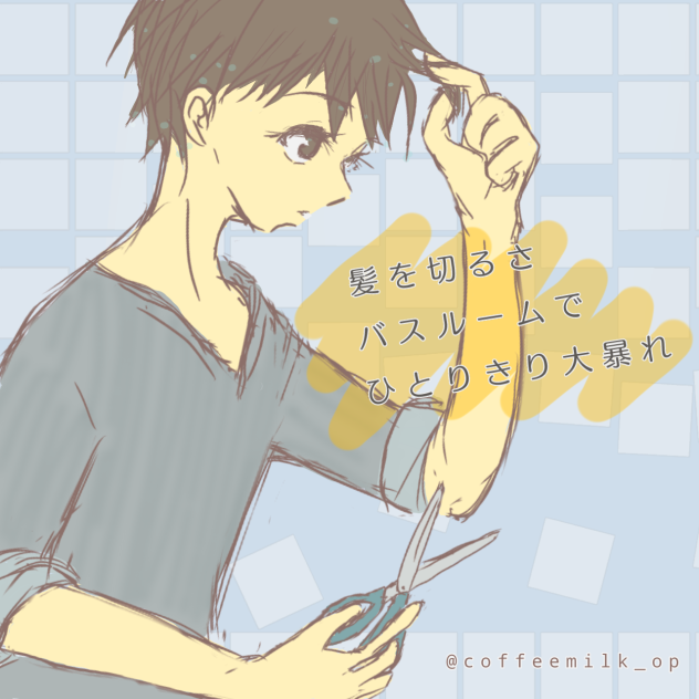 Haircut 100 バスルームで髪を切る100の方法 Ibispaint