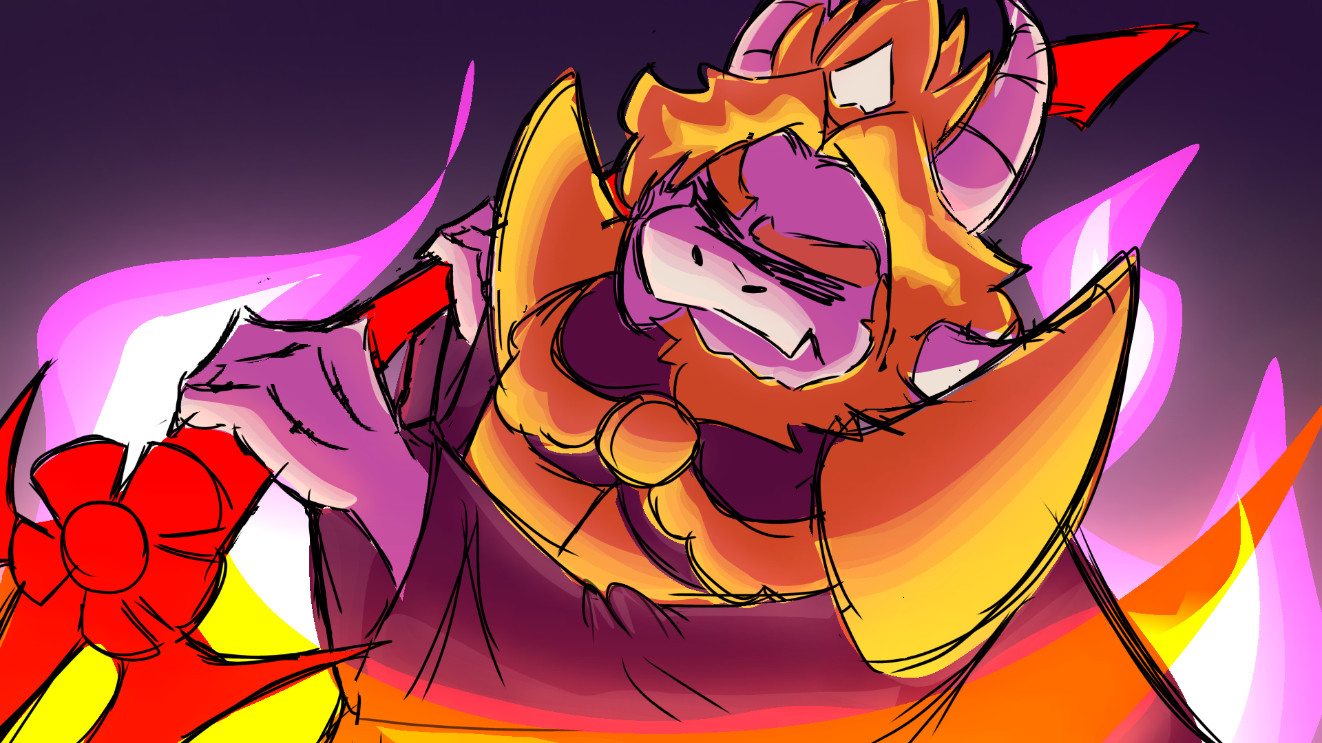 Asgore (Undertale 10th anniversary) - ibisPaint