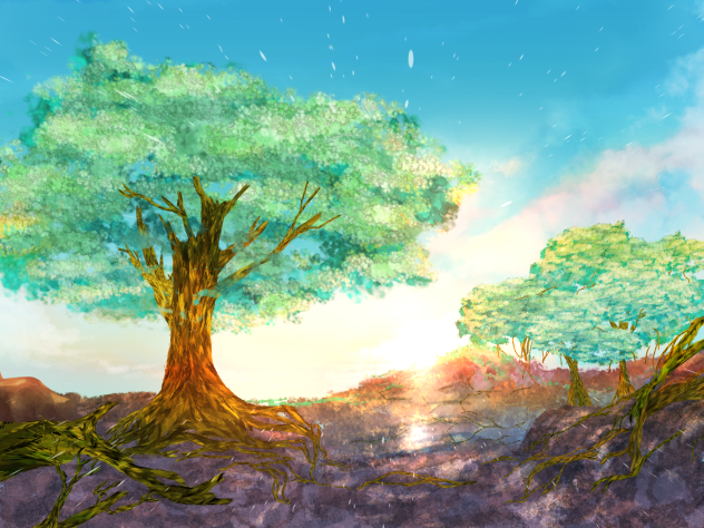 With the sky (Ver.02)