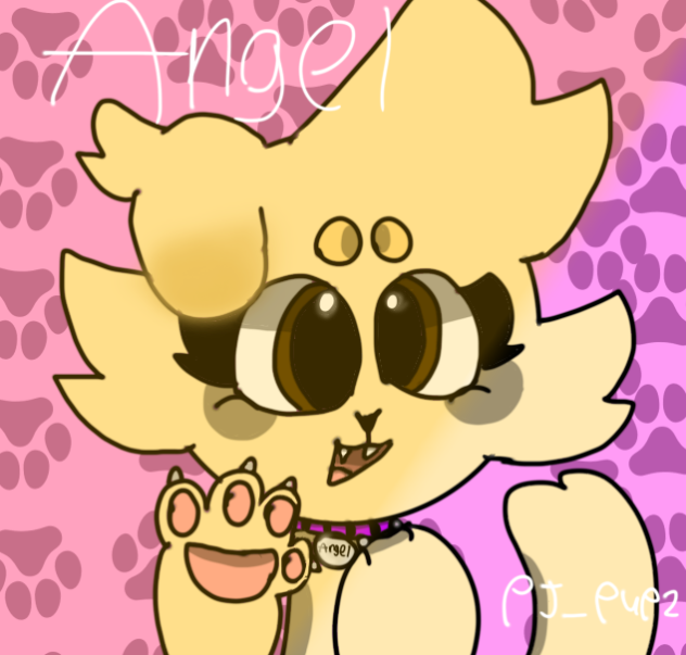 Angel my dog! (SpeedPaint)