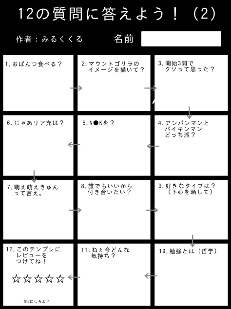 最初からわけわかめの質問テンプレ