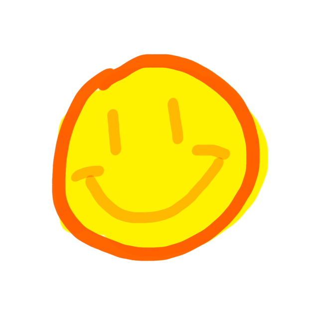 just a lil smiley face made with a stylu