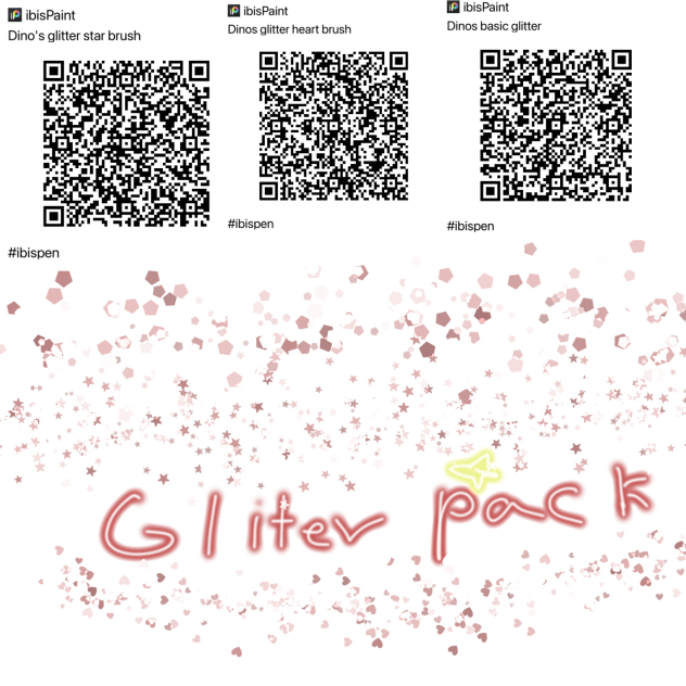 Dinos glitter brush pack🫶🏽🫶🏻🫶🏾