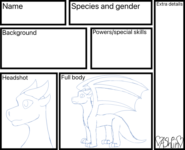 TBE dragon base character sheet! - ibisPaint