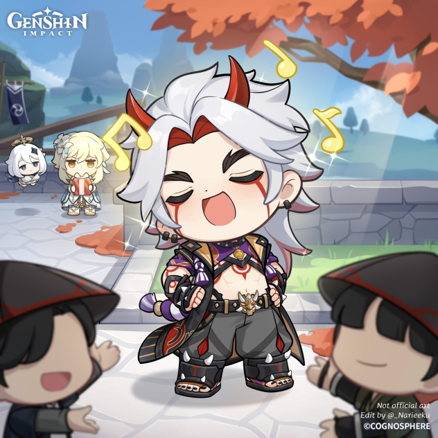 Itto's birthday chibi art