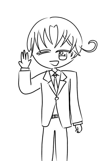 ヘタリア塗り絵！！