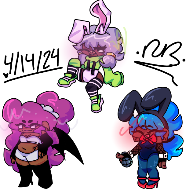 •Sprite Concepts - Burger n' Buns Trio•