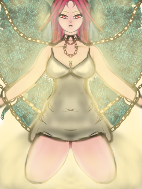 caged demon girl