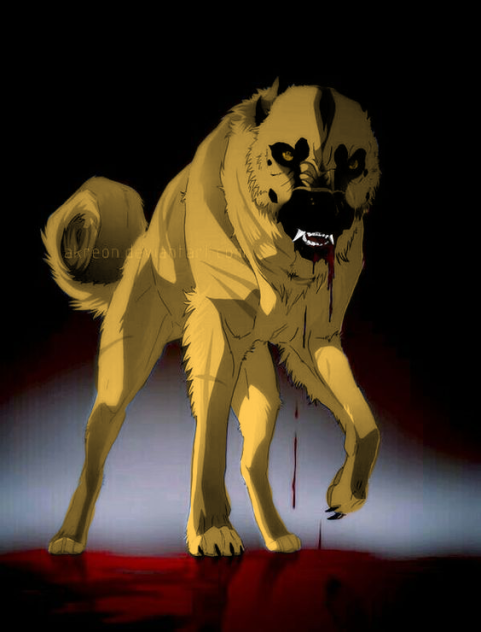 Pure Golden Dog animal form