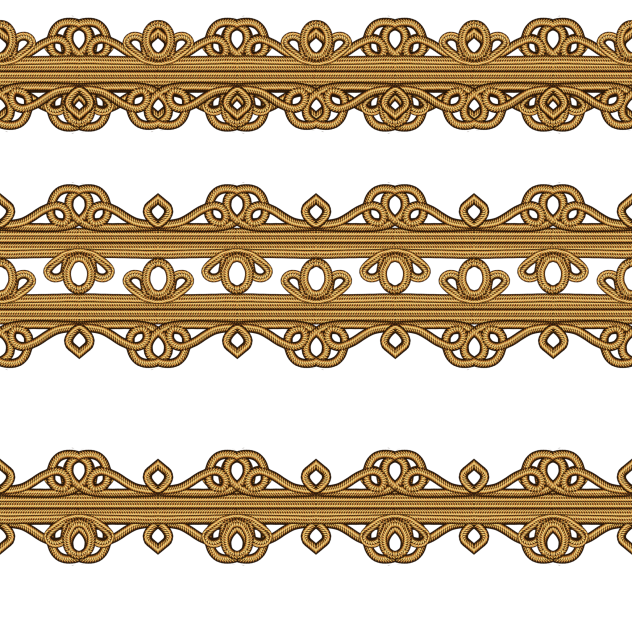 IBM3406 clothes border patterns f2