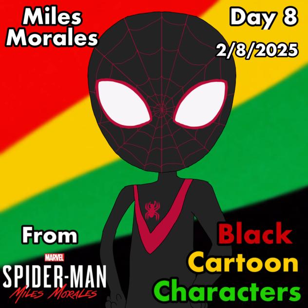 Black Cartoon Characters Day 8 Miles