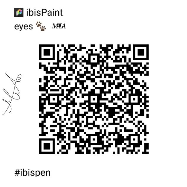 eyes qr code by MALA - ibisPaint