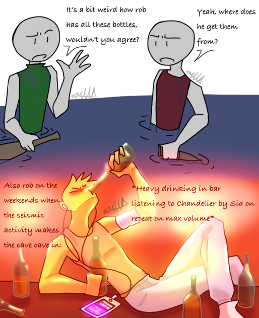 Someone’s an alcoholic- Smile Infection