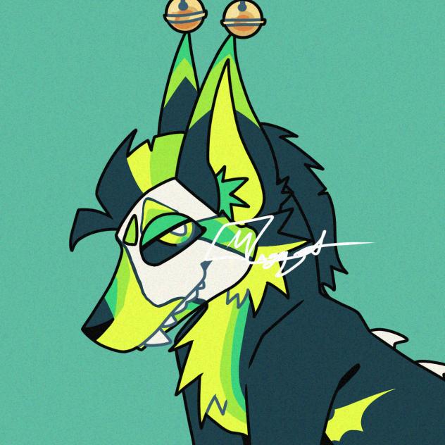 Lazy fursona drawing
