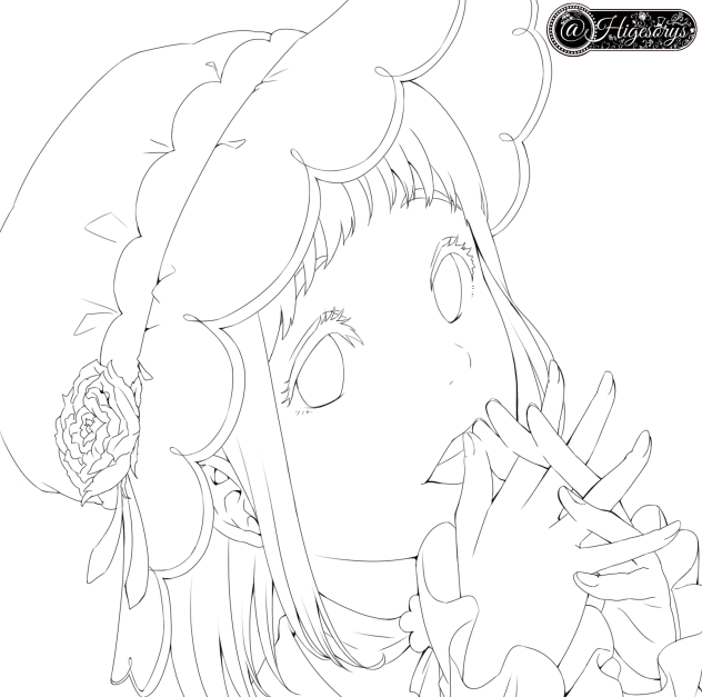 ☆秋服コーデ2020☆(線画)