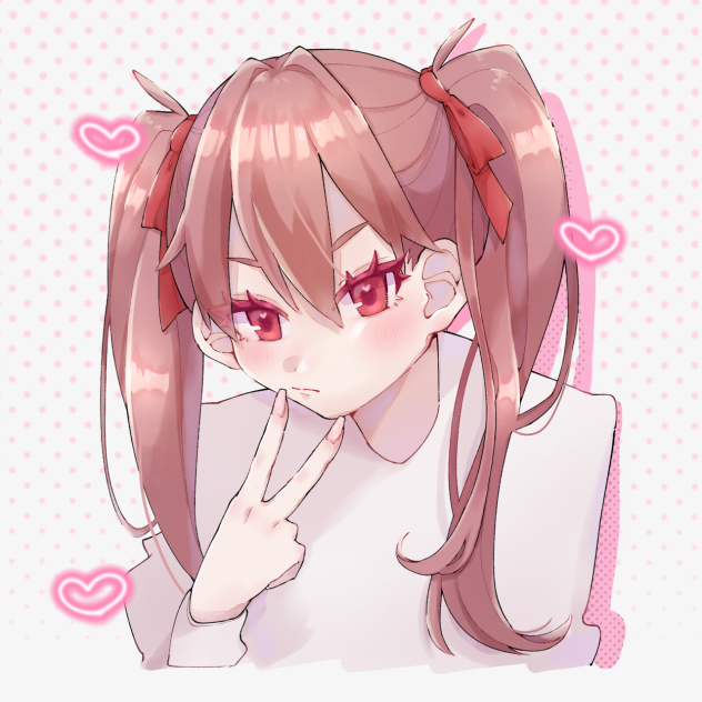 ぴーす✌️🎀💗