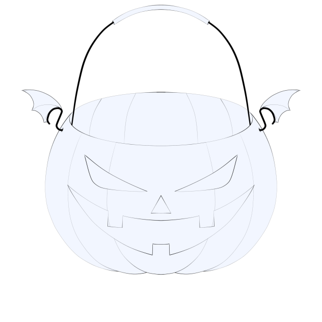 Pumpkin Basket Lineart ibisPaint