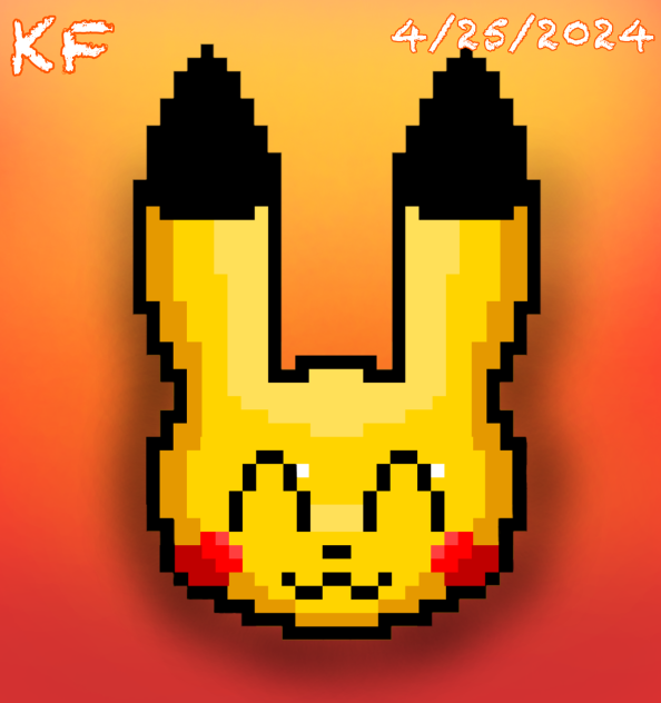 Pikachu pixel art!