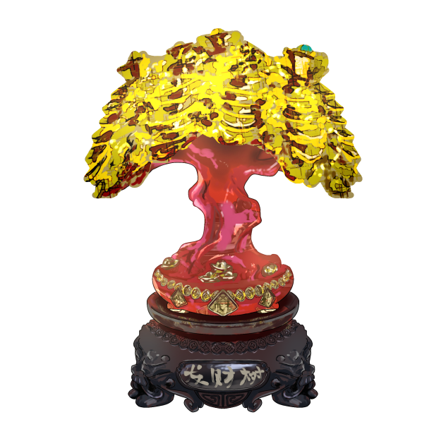 Gold Inngot Tree decor