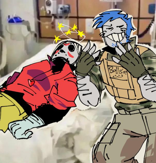 Knocked my big bro so damn hard😭