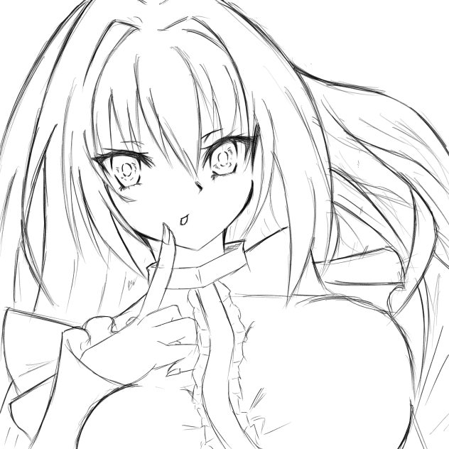 【ラフ】きゅるん🦋