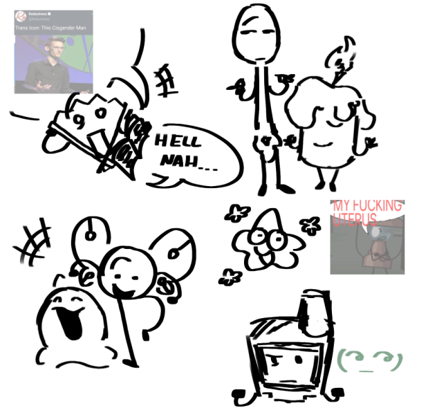 Random doodles that I made at school
