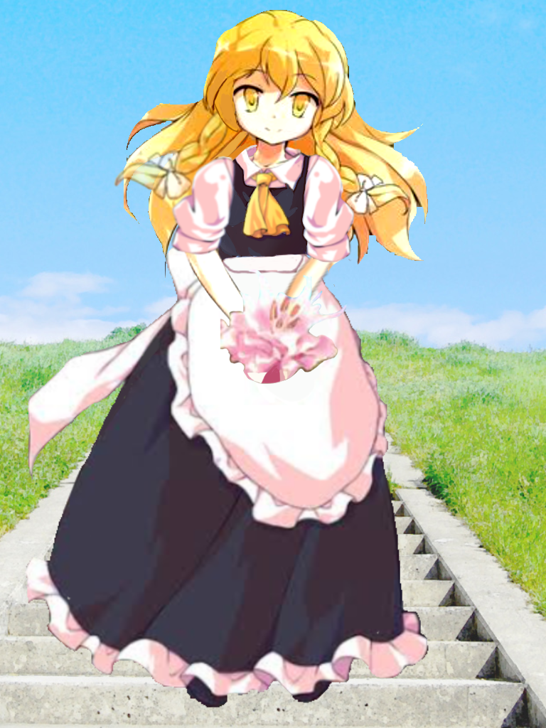 東方立ち絵改変魔理沙 Ibispaint