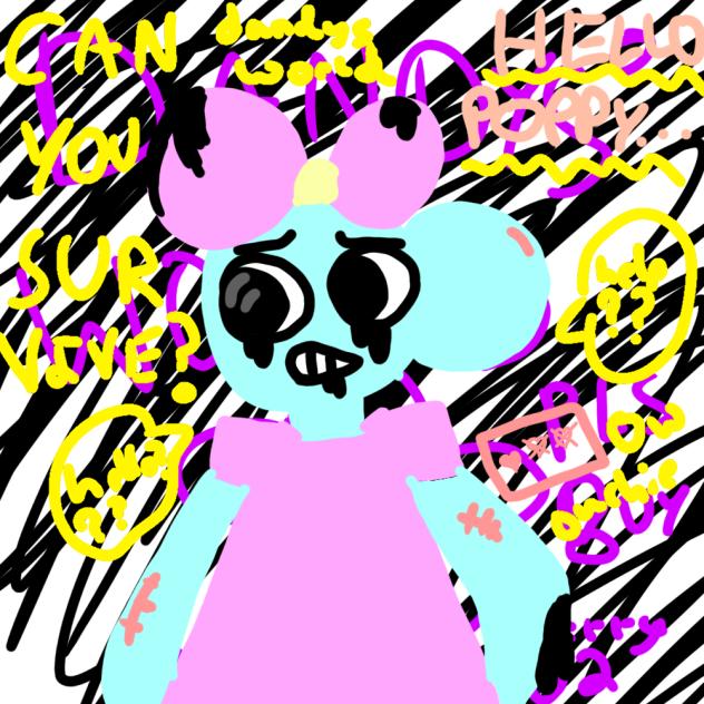 Hello poppy...... dandys world fanart