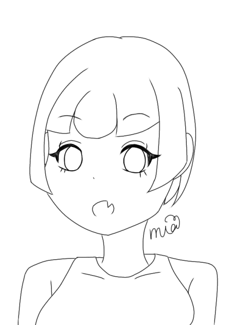 みんなあつまれ 線画