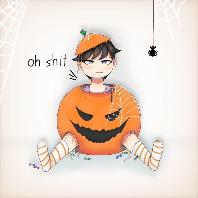 pumpkin baby🕷🕸 - ibisPaint