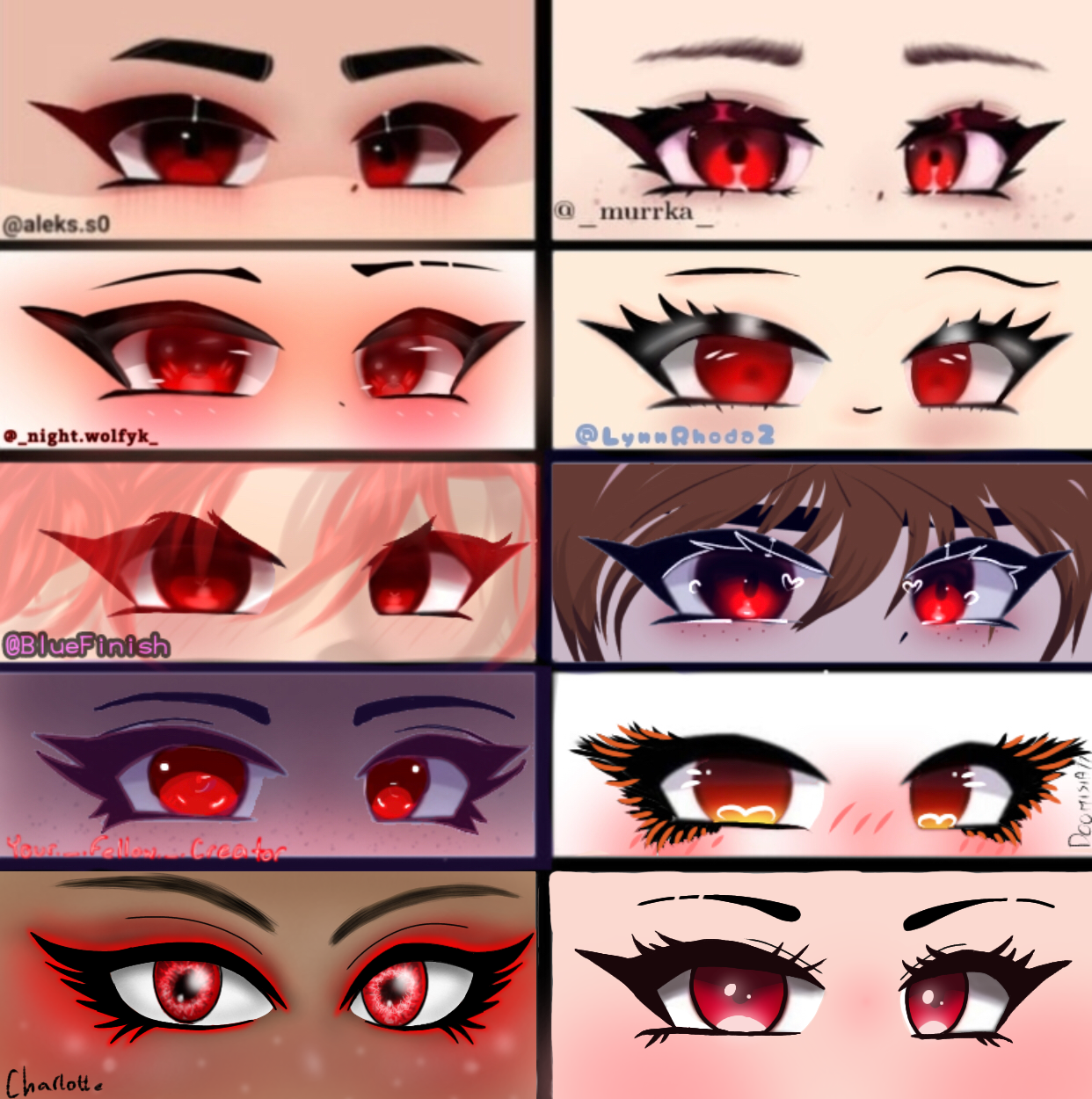 Red Eye Collab - ibisPaint