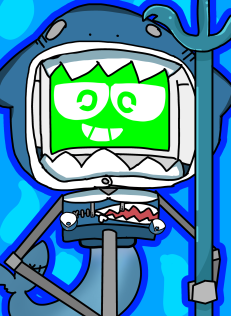 Tapesdroid X Gawr Gura (added background