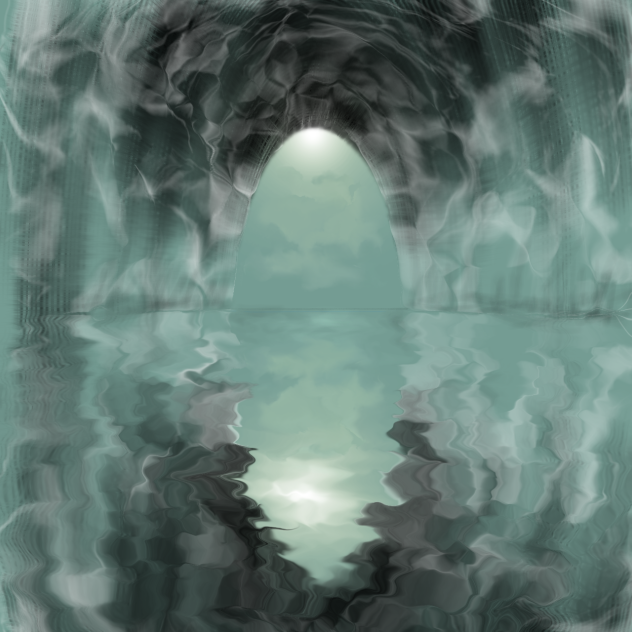 caustic wave reflection practice ibisPaint