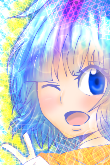 夜叉神 詩音君のイラスト(オリキャラ)