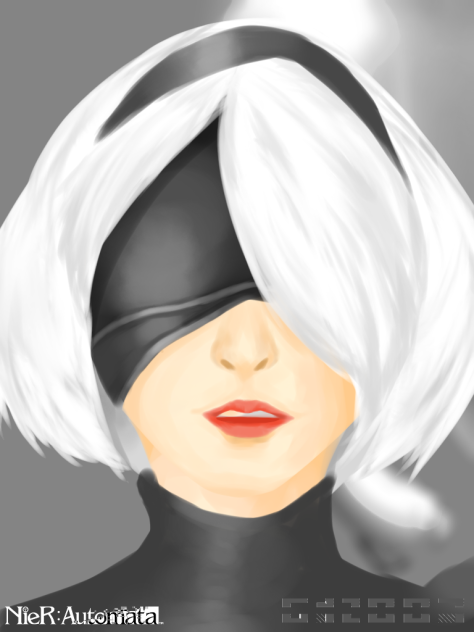 2B Nier Automata Fanart