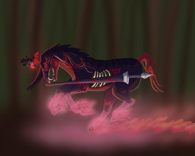 drawing my ghoulsteeds no2 - ibisPaint