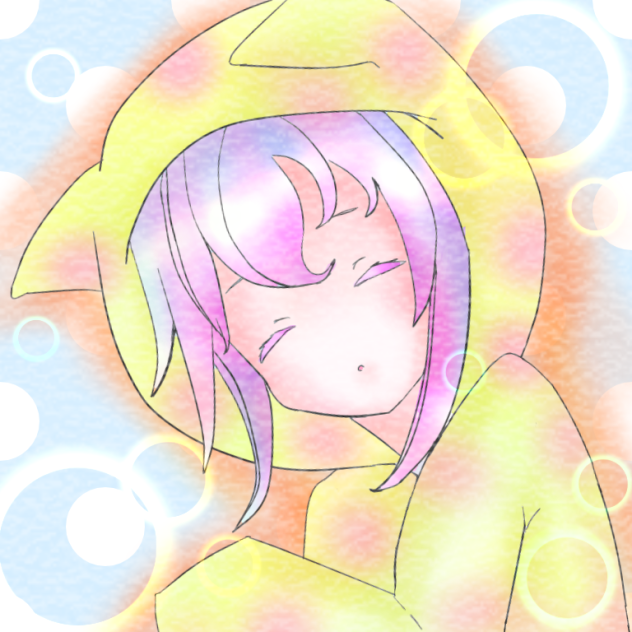 ゆき様の線画を塗らせていただきました！