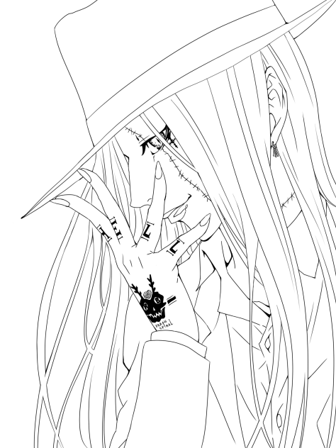 ★地獄への招待状★(線画)