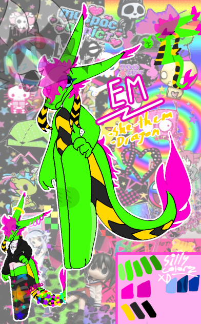 EM THE SCENE DRAGON AGHHHHHH