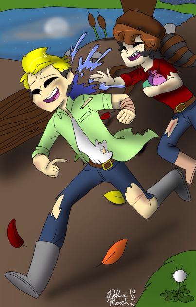 gravity falls--Idoun and idrey-12 yrs