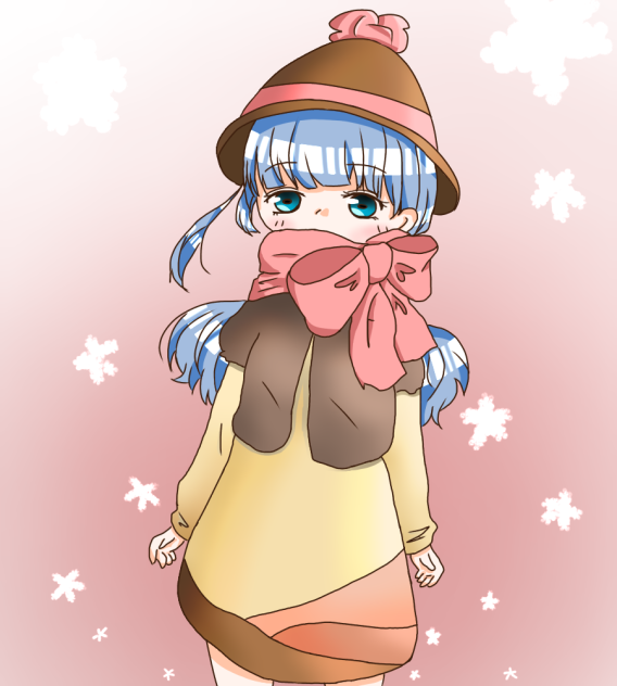 リボンマフラー