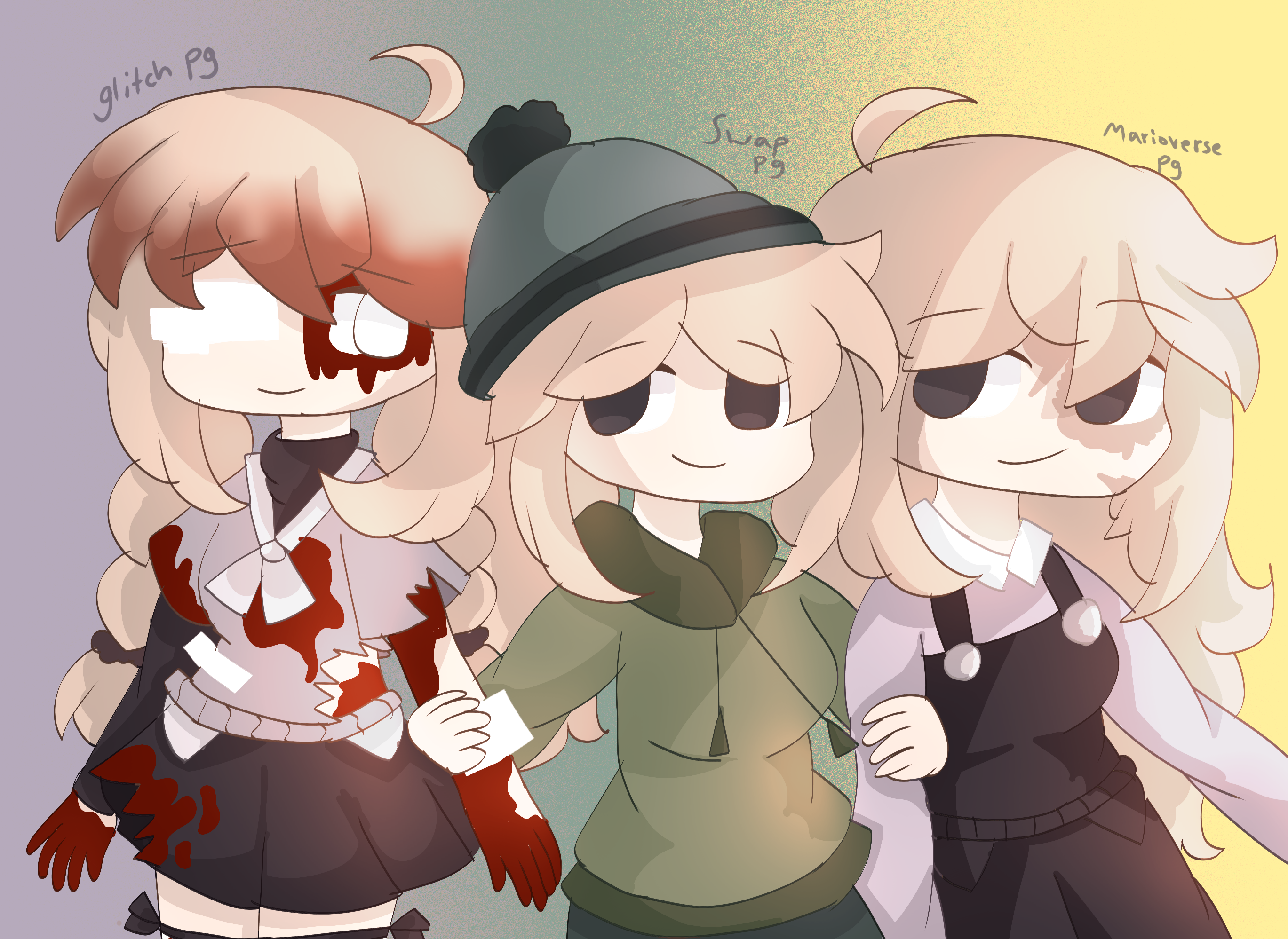 drawing my favorite pg aus - ibisPaint