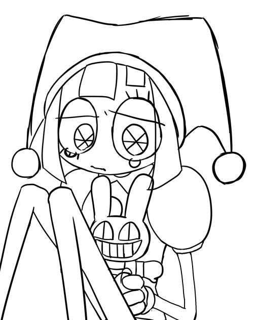 ポムニ線画