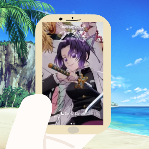 On My IPhone At The Beach