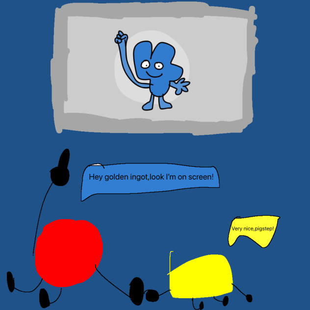 Pigstep and golden ingot react to BFB!